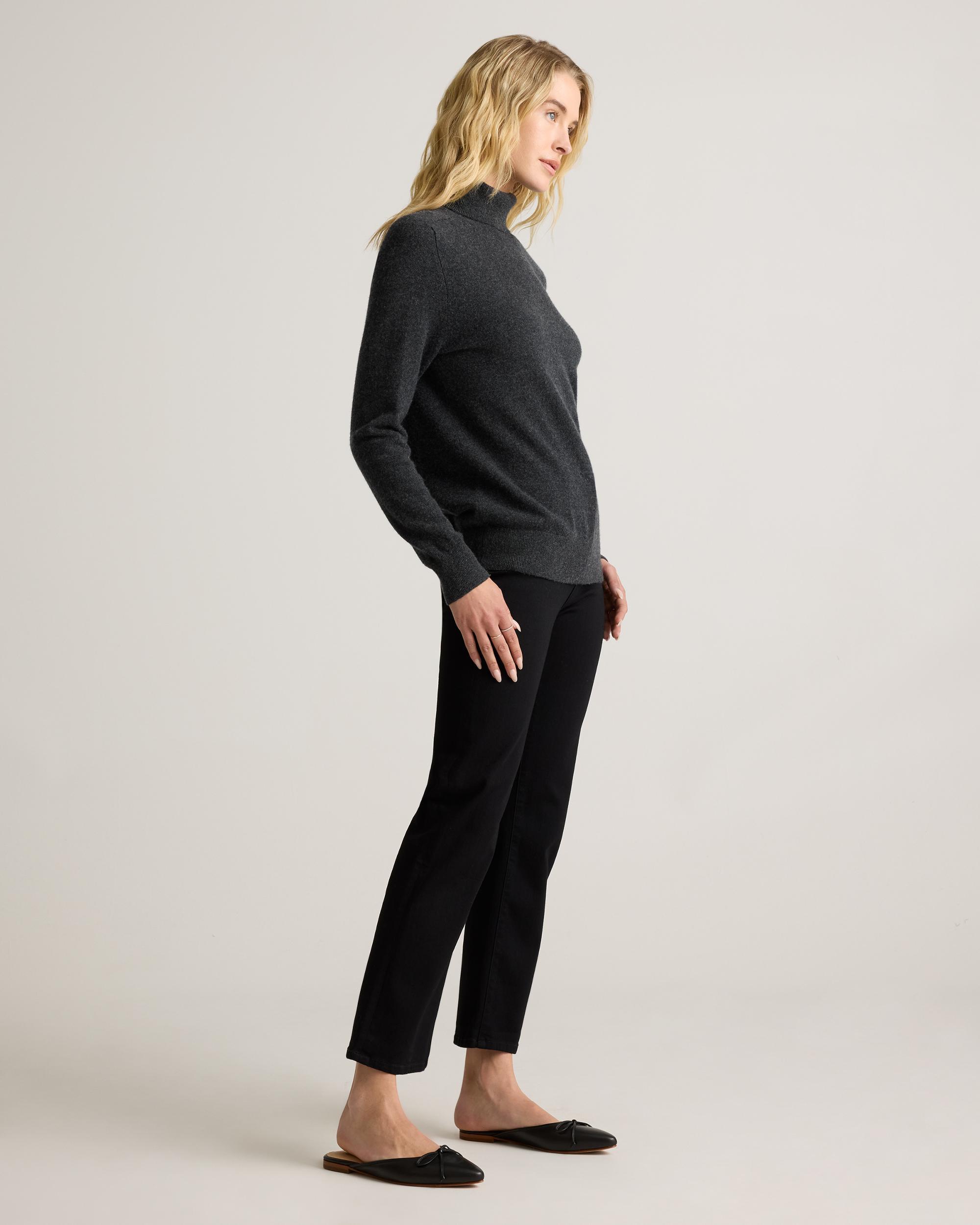 Quince | Women's Mongolian Cashmere Turtleneck Sweater Size XL Product Image