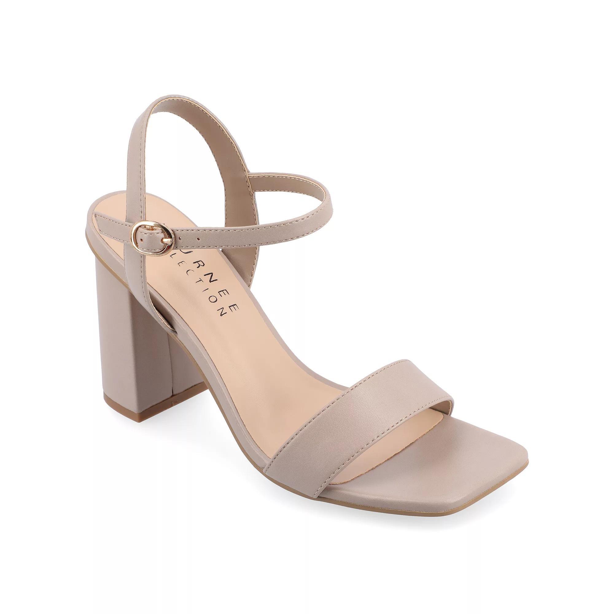 Journee Tru Comfort Foam Tivona Womens Dress Heels Brown Product Image