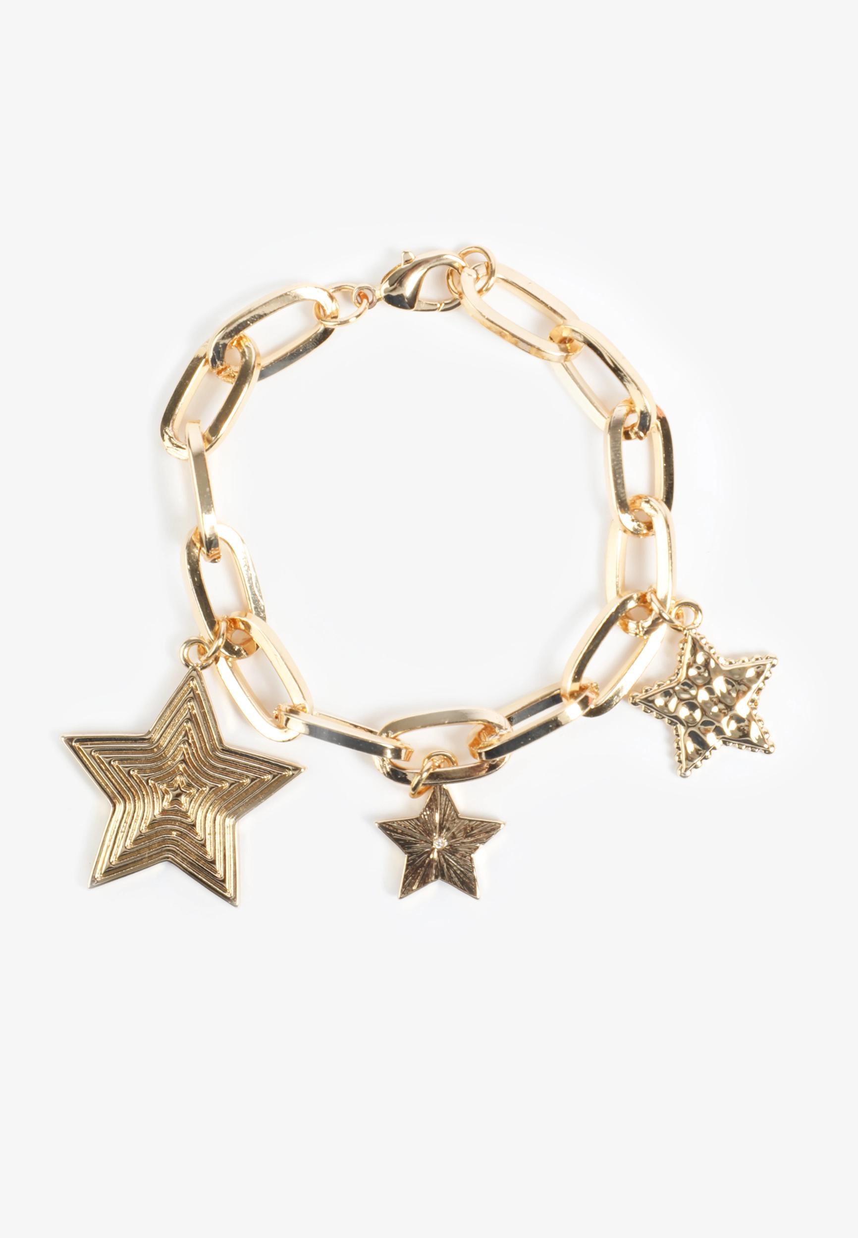 Gold Star Charm Bracelet Product Image
