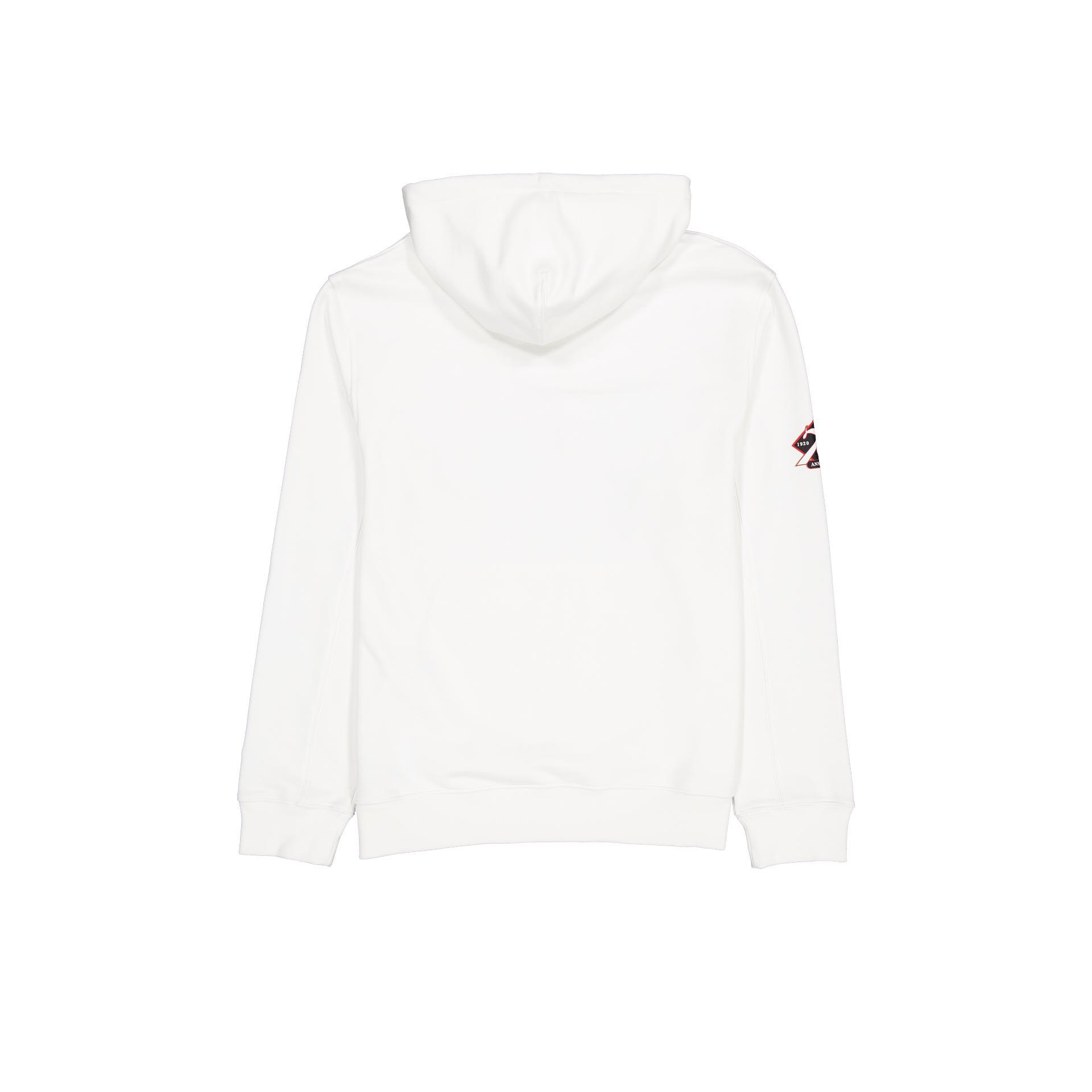 Brand New Era 75th Retro College White Hoodie Male Product Image