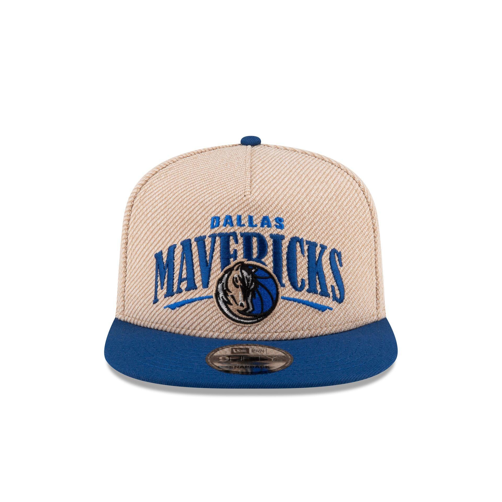 Dallas Mavericks Terry Heather 9FIFTY A-Frame Snapback Hat Male Product Image