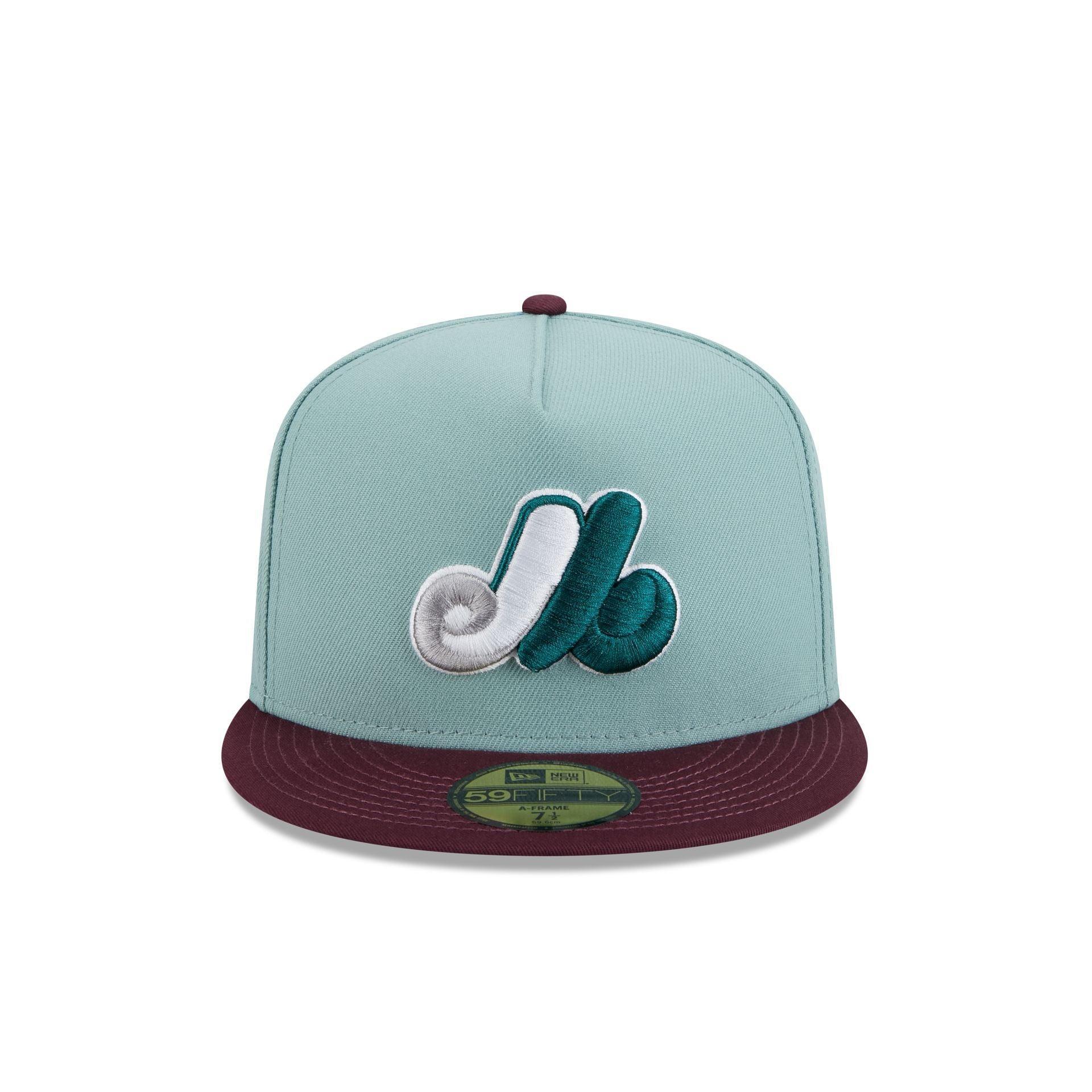 Montreal Expos Beach Kiss Blue 59FIFTY A-Frame Fitted Hat Male Product Image