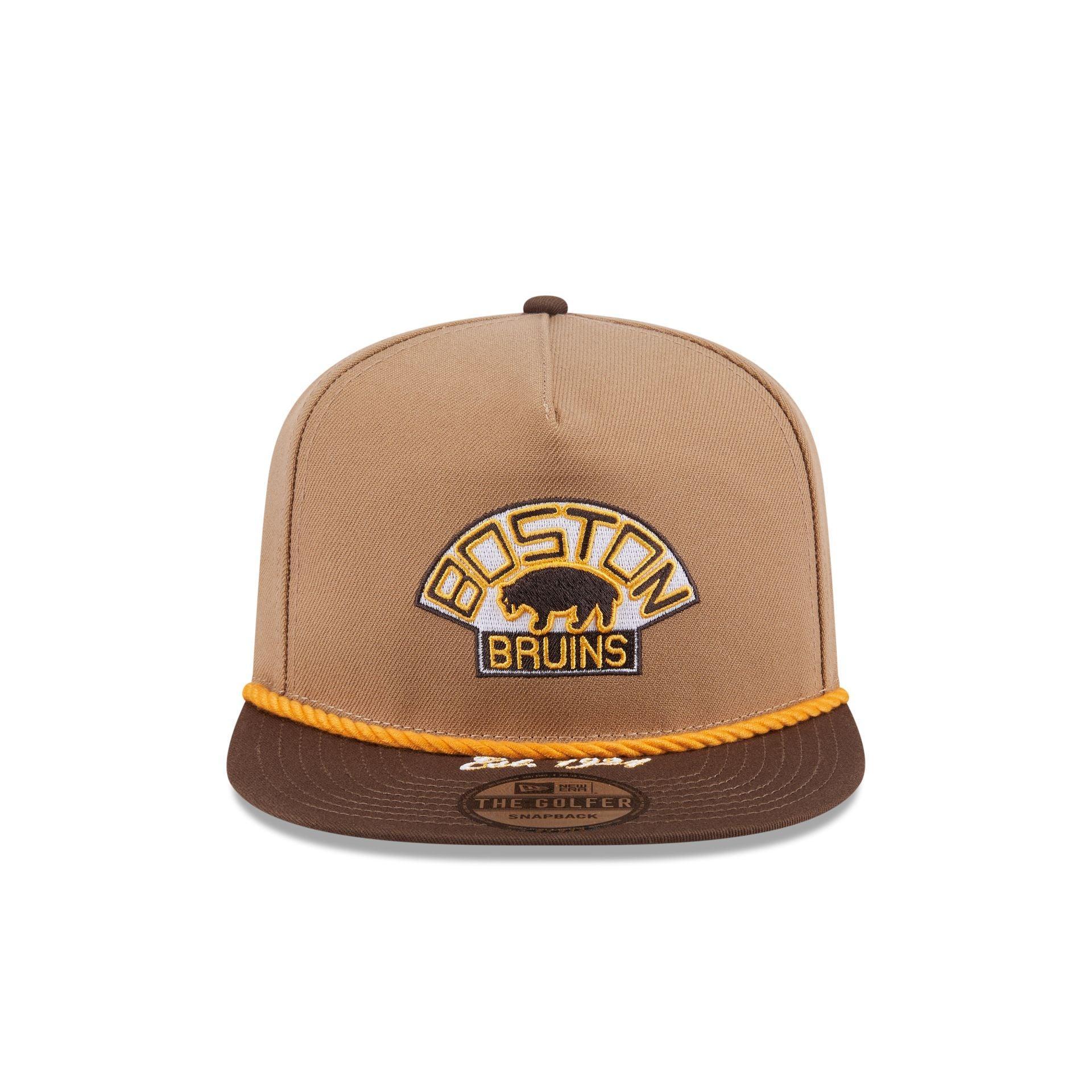 Boston Bruins Khaki Rope Golfer Hat Male Product Image