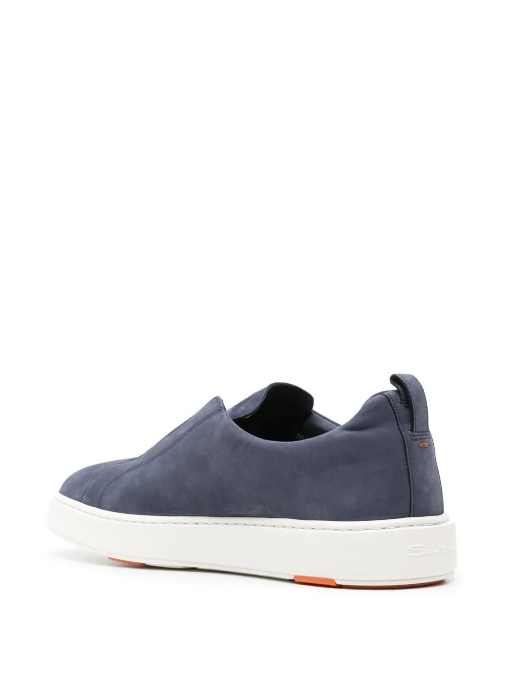 leather slip-on sneakers Product Image
