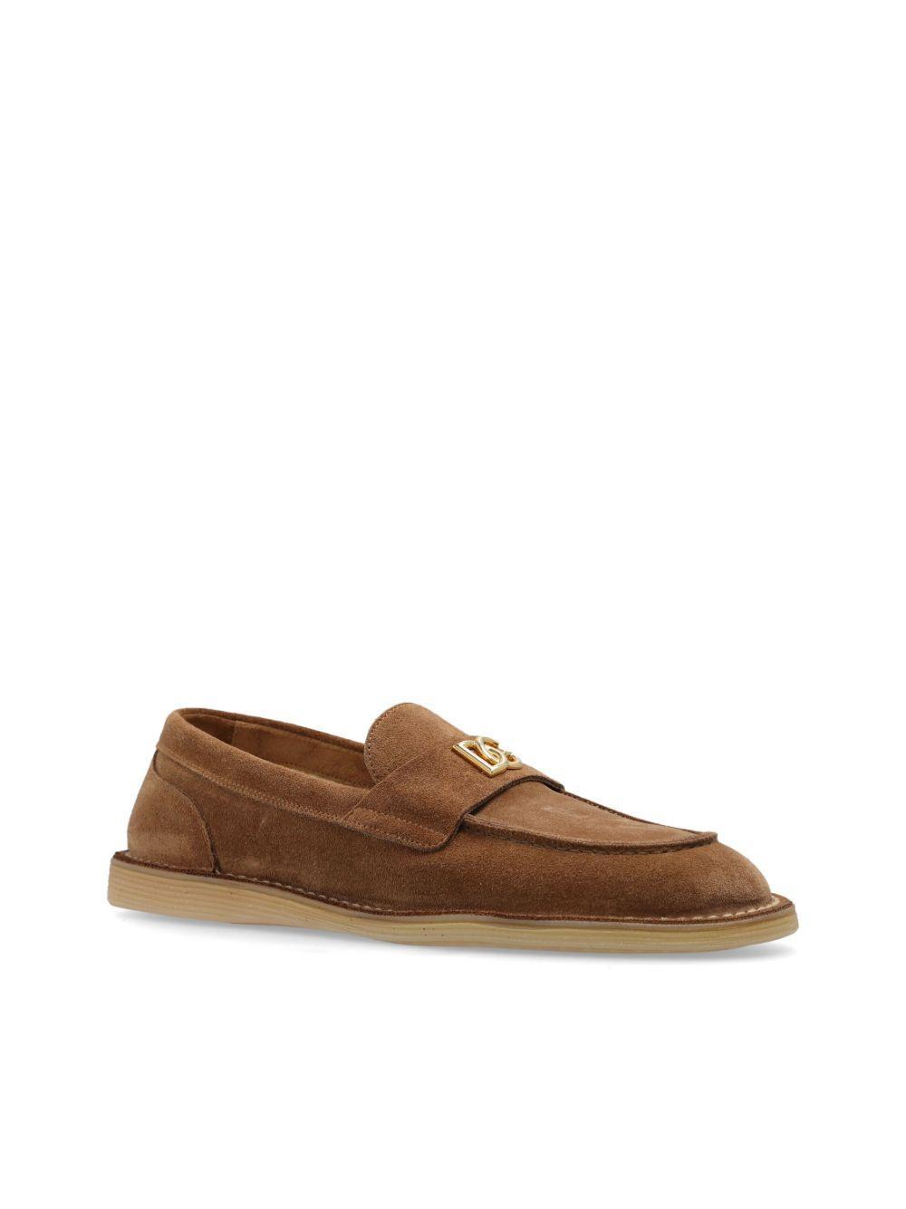 logo-lettering loafers Product Image
