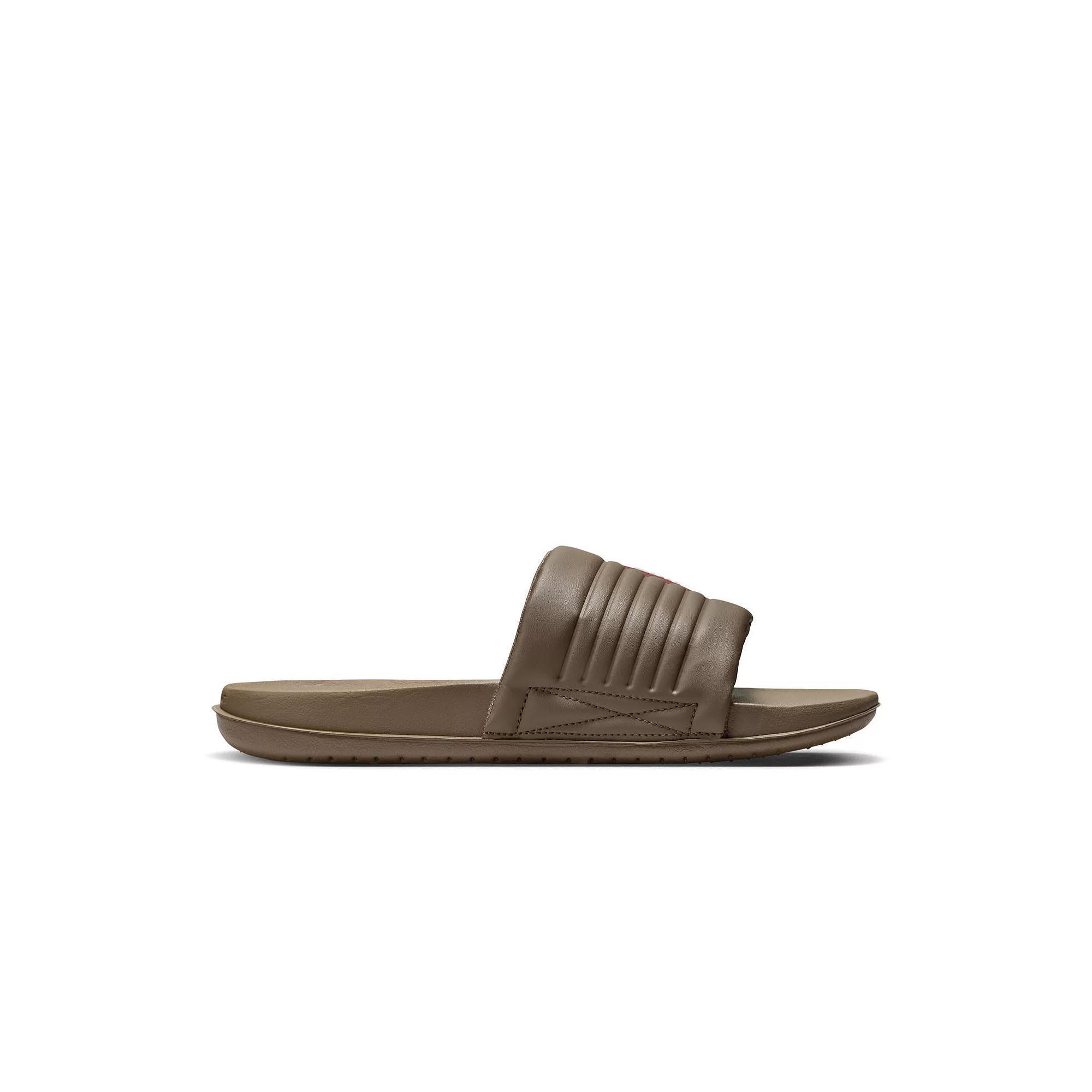 Nike Offcourt Men's Adjustable Slides, Size: 10, Ironstone White Milk Product Image