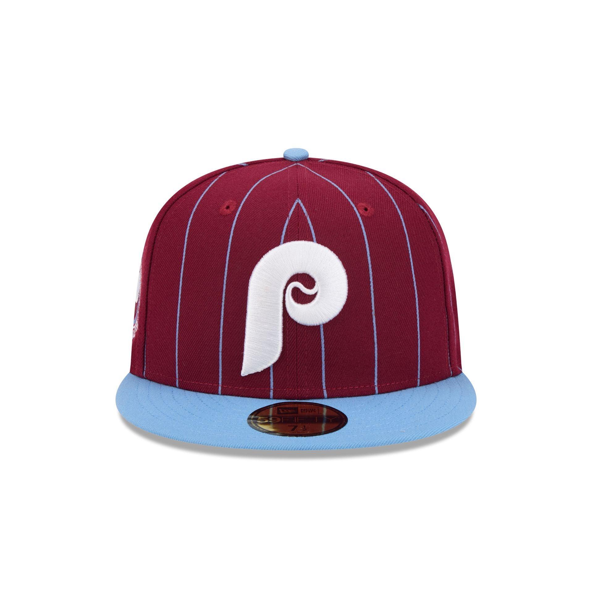 Just Caps Jacquard Visor New York Mets 59FIFTY Fitted Hat Male Product Image