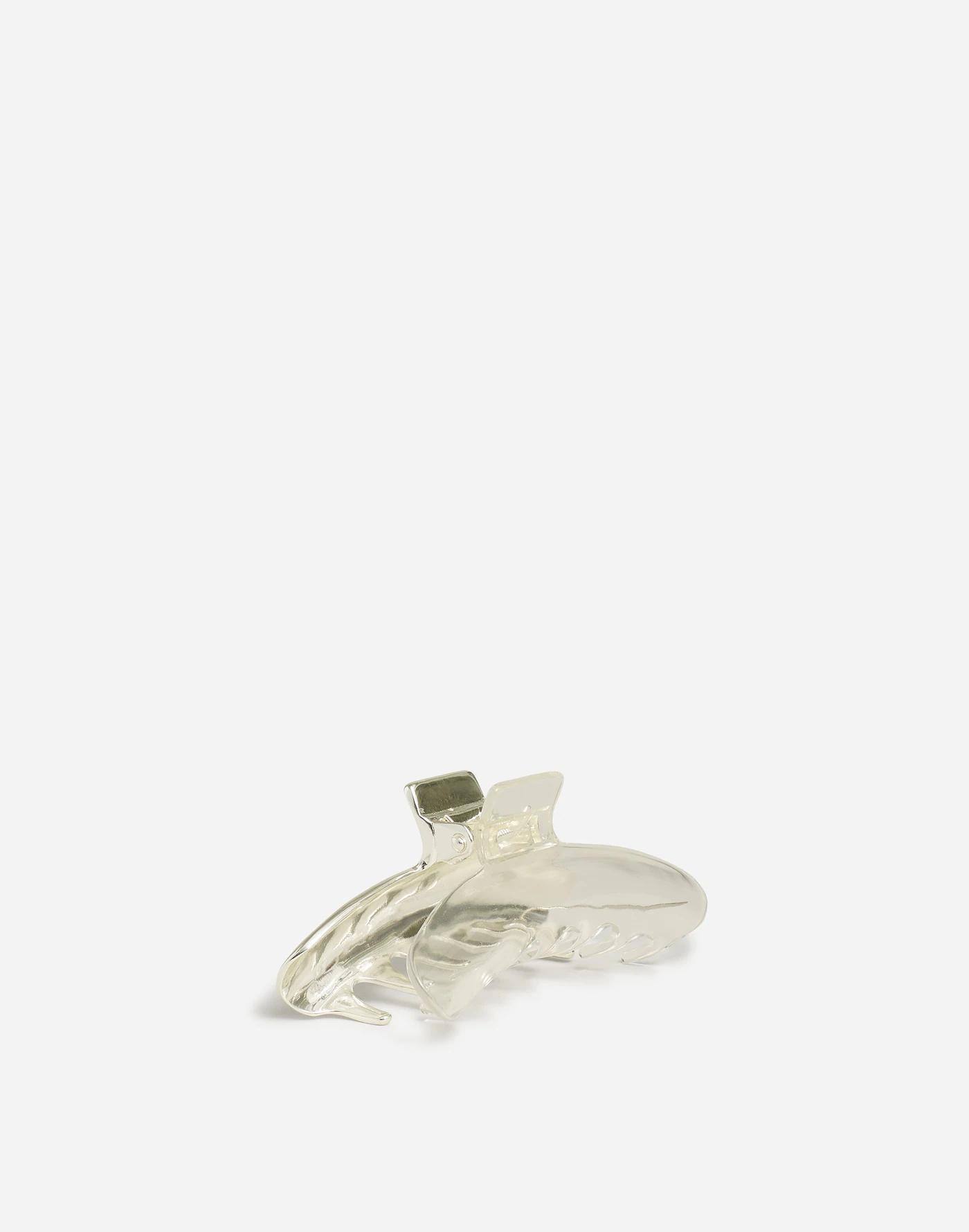 Transparent Metallic Medium Claw Hair Clip Product Image