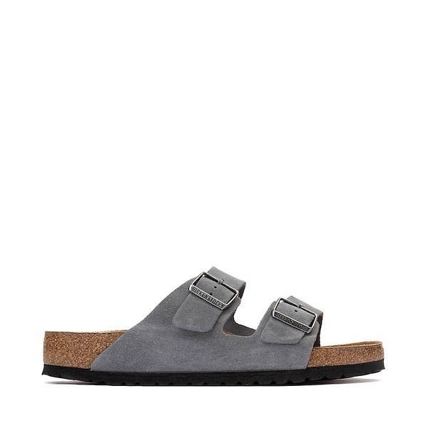 Birkenstock Mens Arizona Soft Footbed Suede Double Banded Slip Product Image