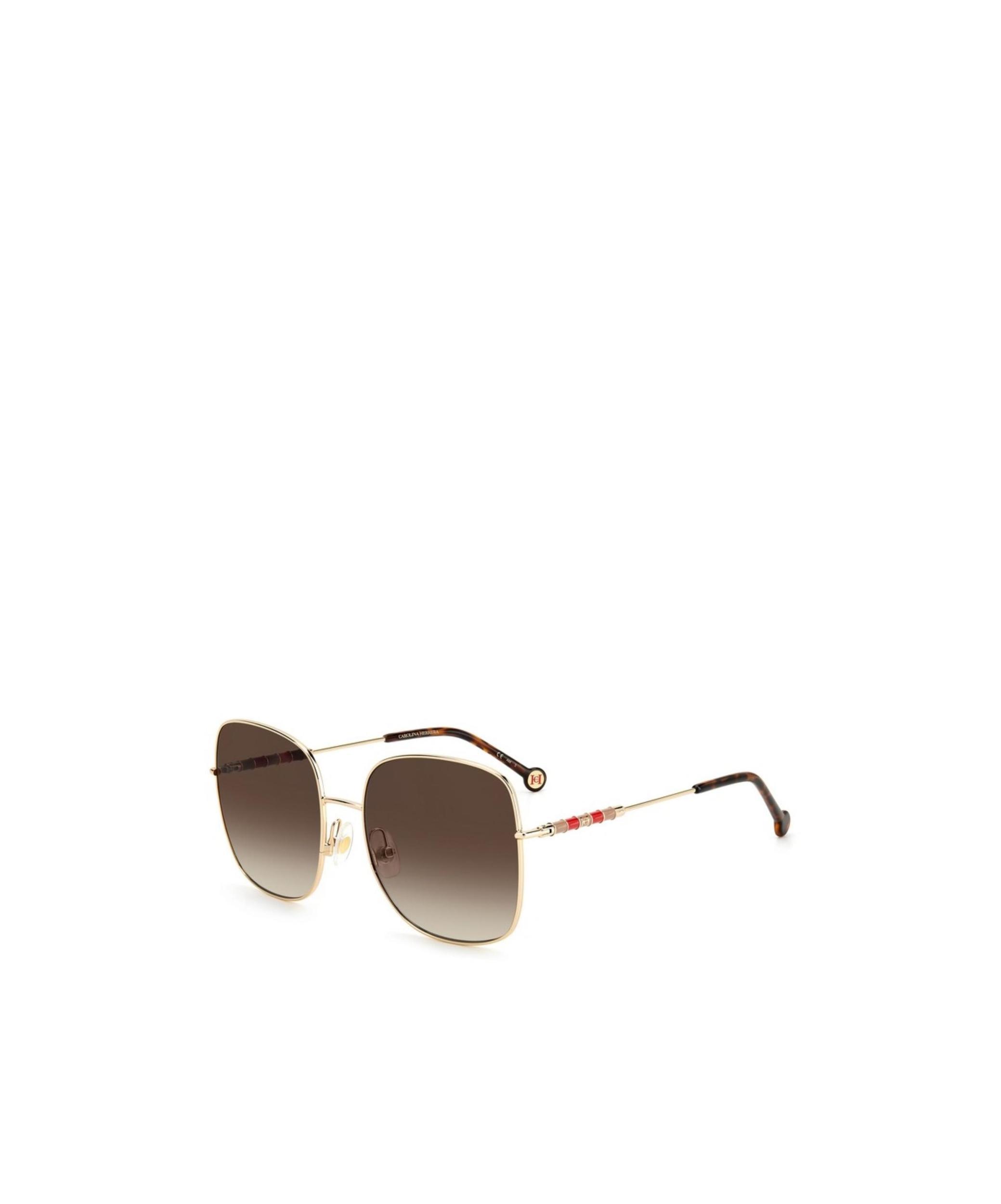 CAROLINA HERRERA Square-frame Sunglasses In Brown Product Image
