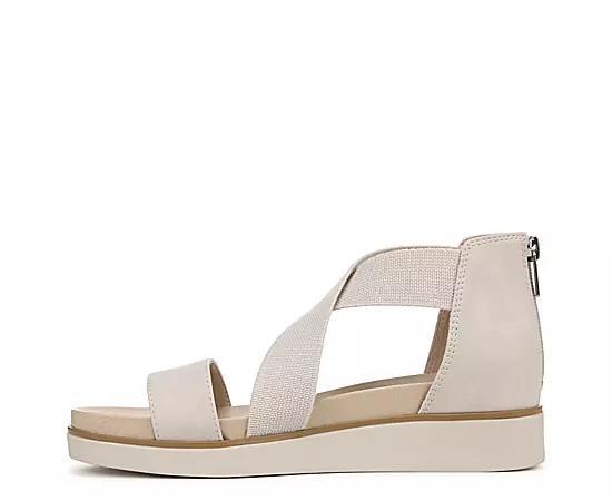 LifeStride Giselle Womens Strappy Platform Sandals Grey Product Image