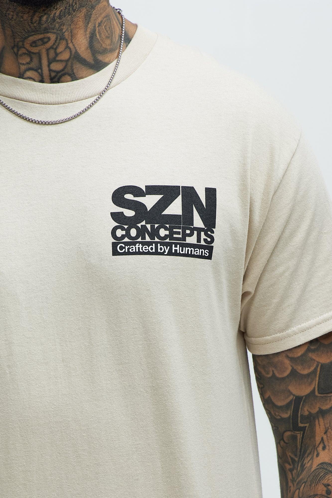 SZN Concepts Short Sleeve Tee - Sand Product Image