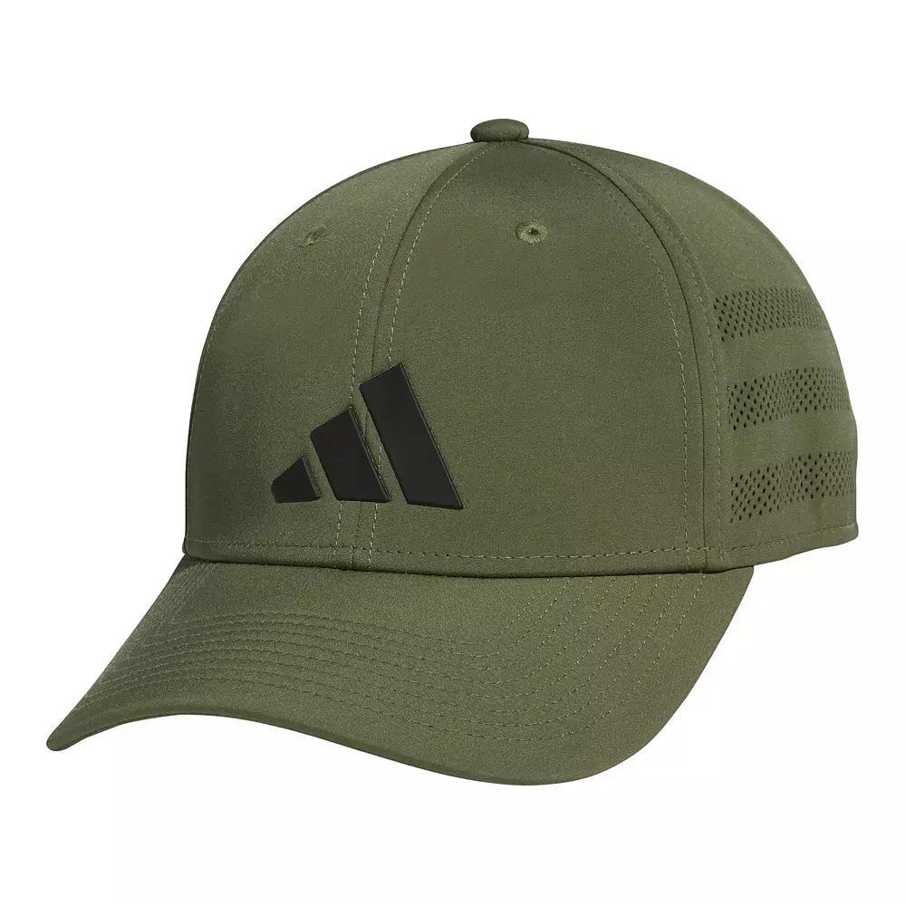 Men's adidas Gameday 4 Stretch Fit Hat, Size: Large/XL, Green Strata Product Image