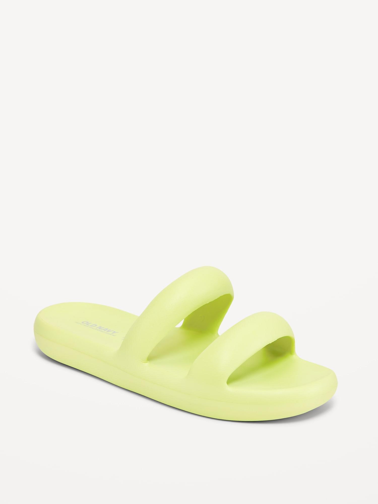 Double-Strap Puff Slide Sandals Product Image