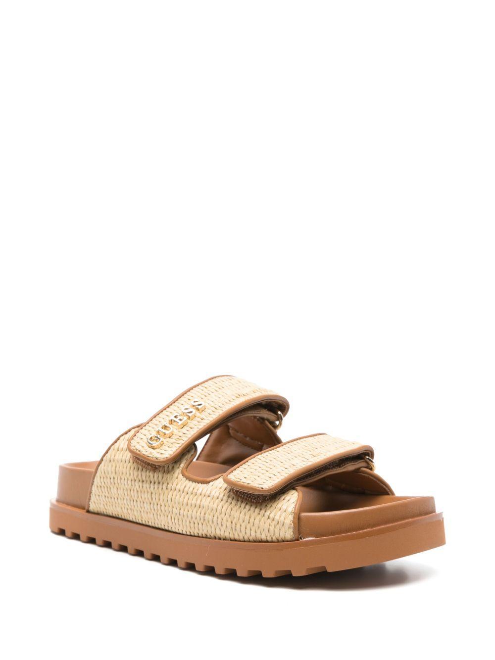 raffia-detail sandals Product Image