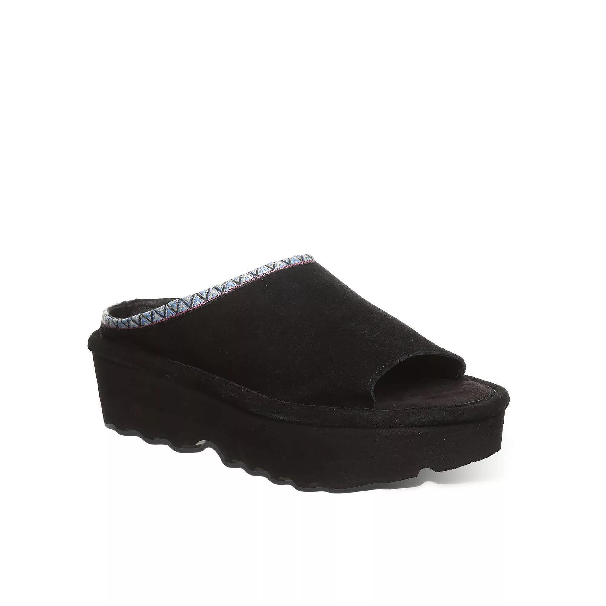 Bearpaw Navigate Women's Platform Slide Sandals, Size: 8, Black Product Image