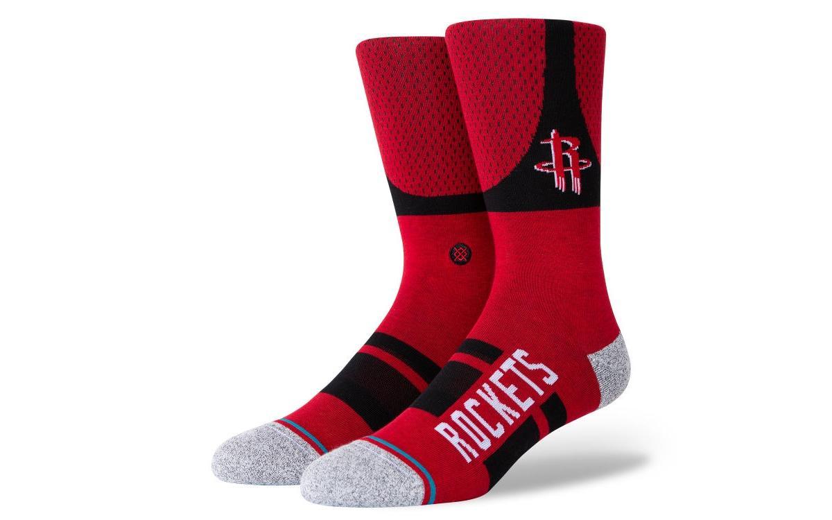 Men's Stance Houston Rockets Shortcut 2 Crew Socks, Size: Large, Red Product Image
