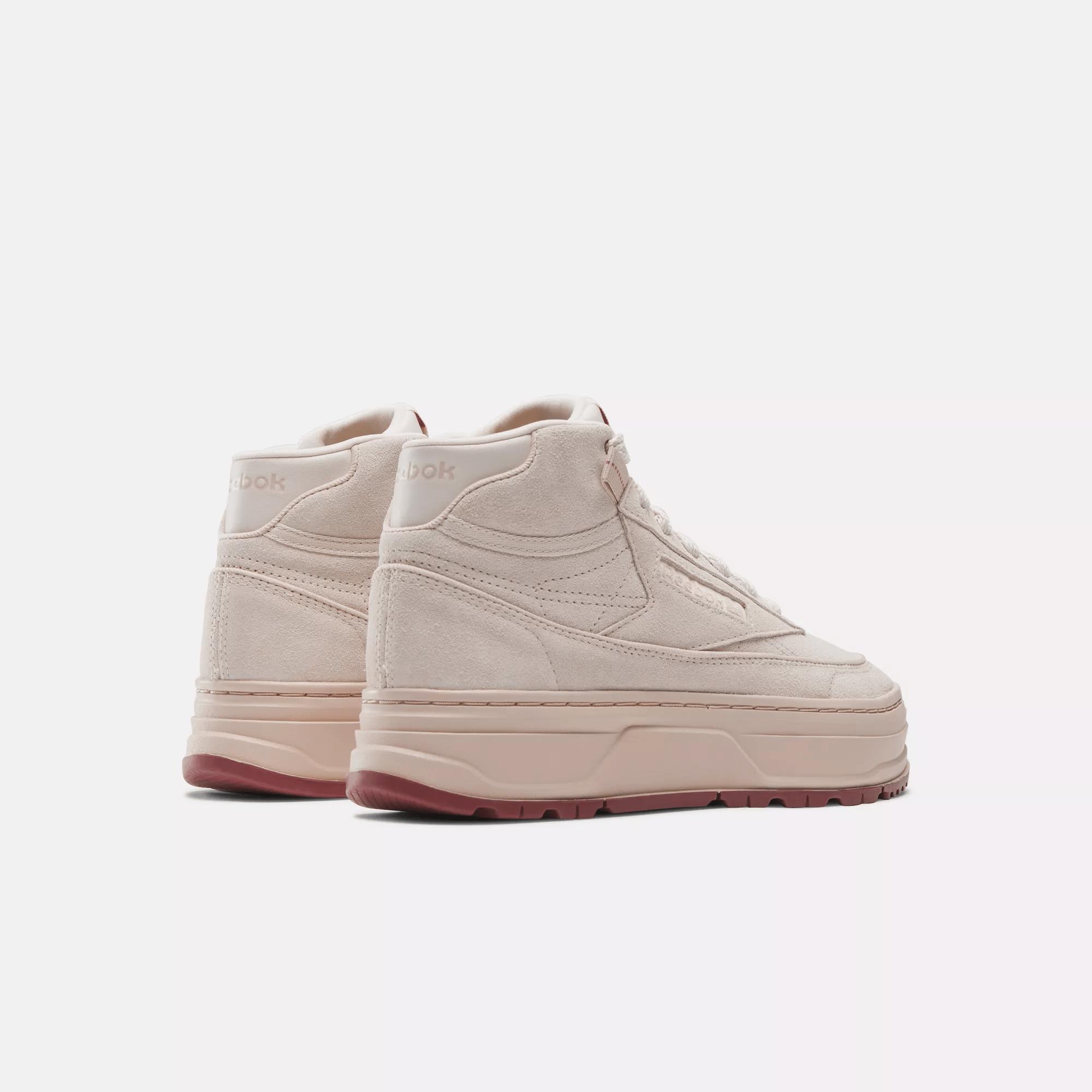 Women's Club C Geo Mid Shoes in Grey Product Image