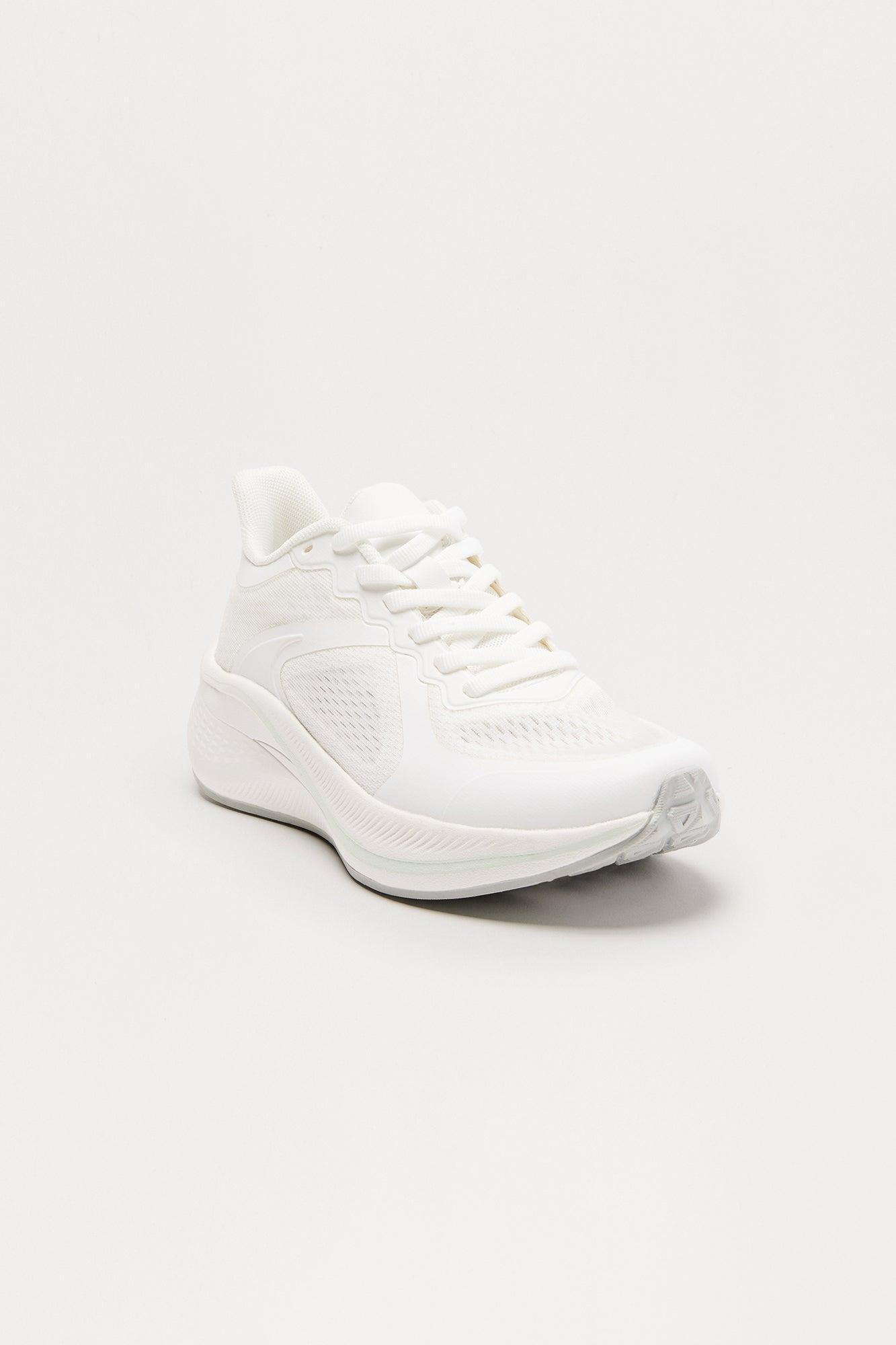 Momentum Knit Low Top Sneakers - White Product Image