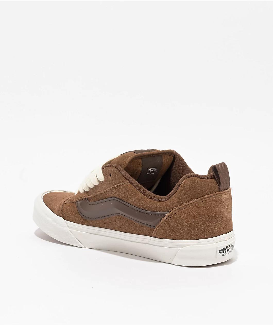 Vans Knu Skool Suede Brown Skate Shoes Product Image