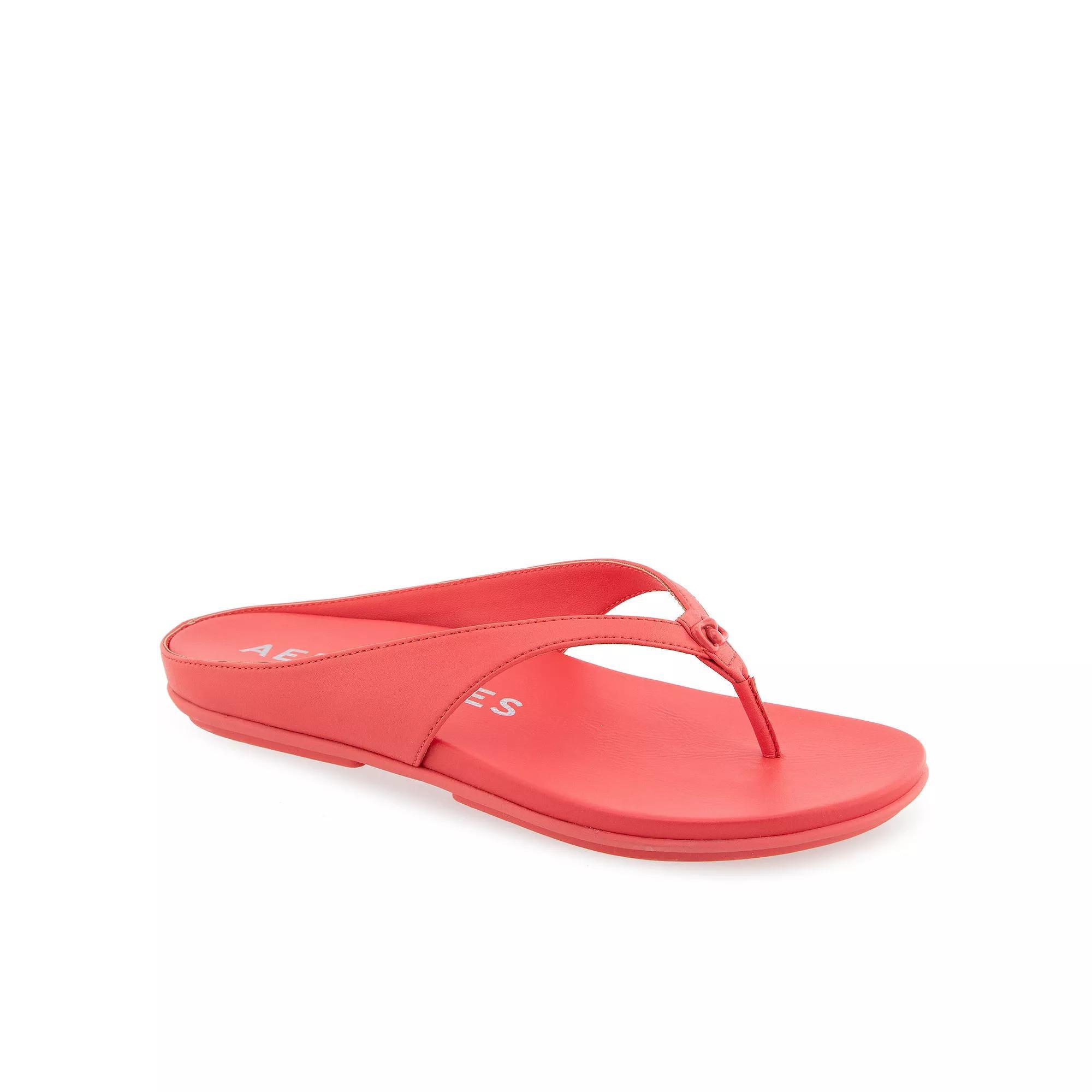 Aerosoles Fisher Women's Flat Thong Sandals, Size: 5 Medium, Pink Product Image