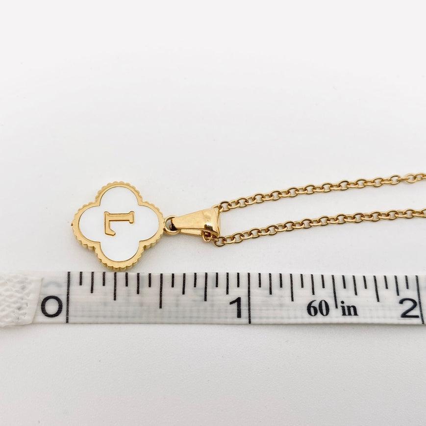 Clover Initial Necklace Product Image