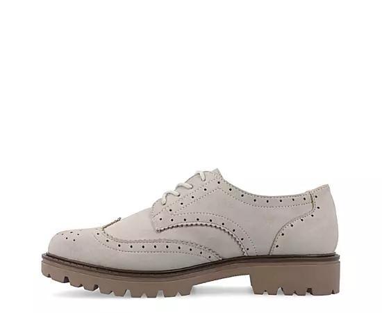 Journee Claudiya Tru Comfort Foam™ Women's Oxford Shoes, Size: 5.5, Gray Product Image