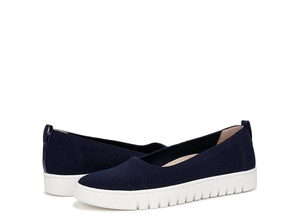 VIONIC Uptown Skimmer Knit Slip-ons Blue Fabric) Women's Flat Shoes Product Image