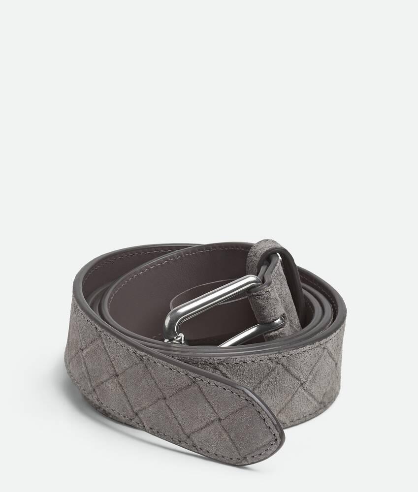 Men's Intrecciato Stamp Belt in Incenso Product Image