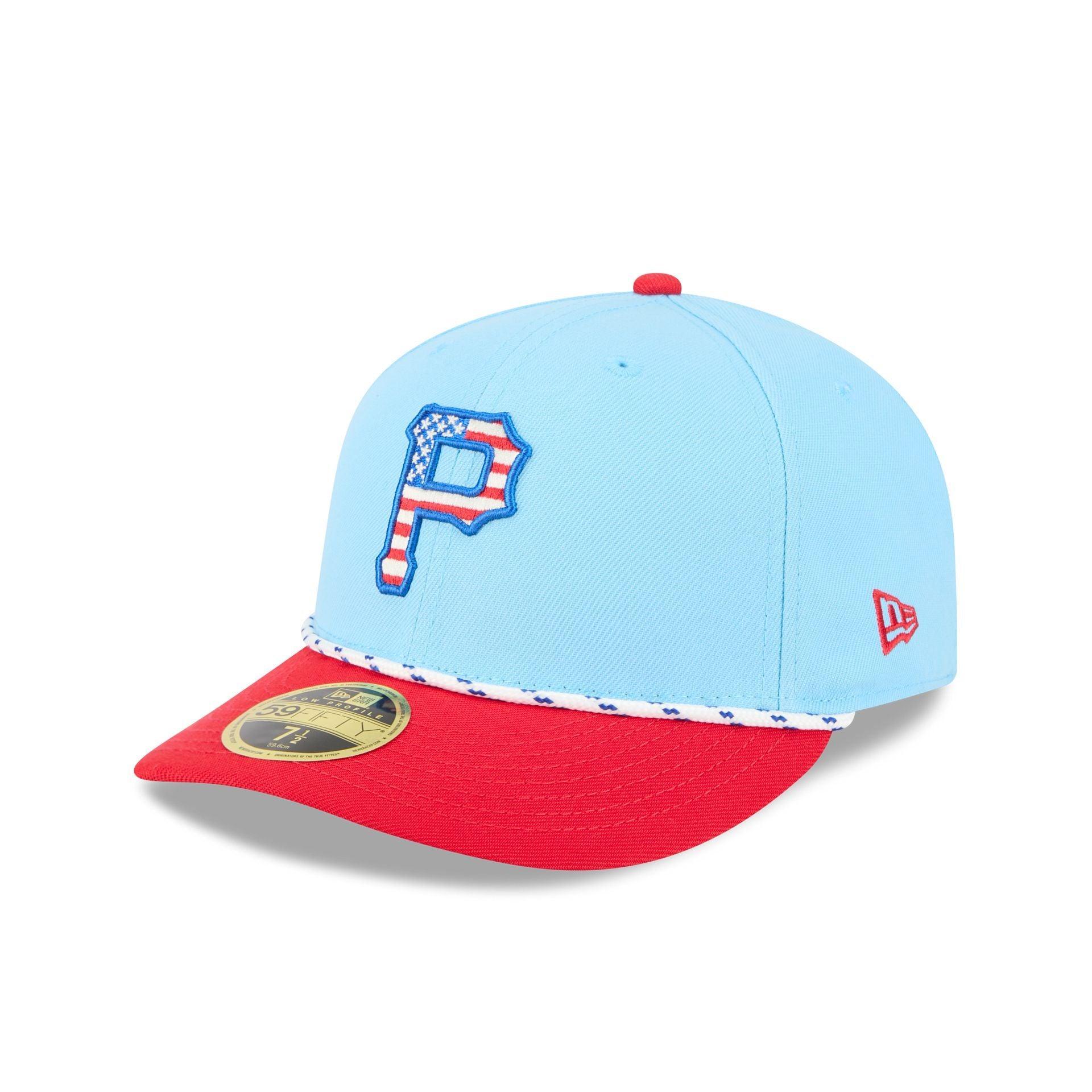 Pittsburgh Pirates Independence Day 2025 Low Profile 59FIFTY Fitted Hat Male Product Image