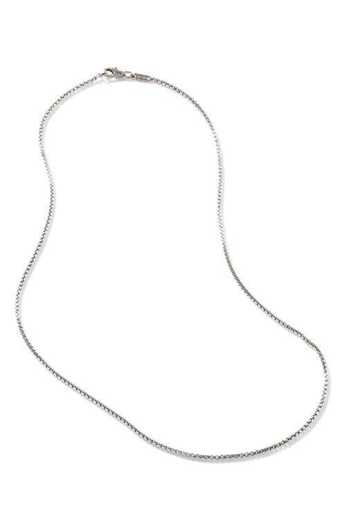 John Hardy Sterling Silver Classic Box Chain Necklace, 26 Product Image