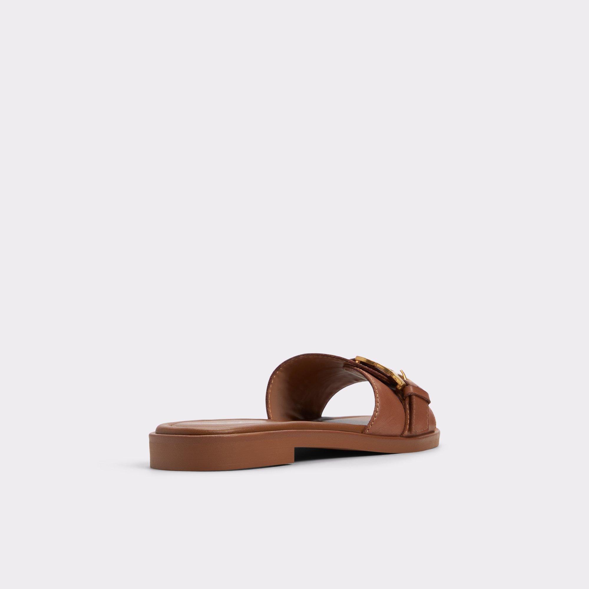 ALDO Dallaedar - Women's Flat Sandals - Brown, Size 7 Product Image