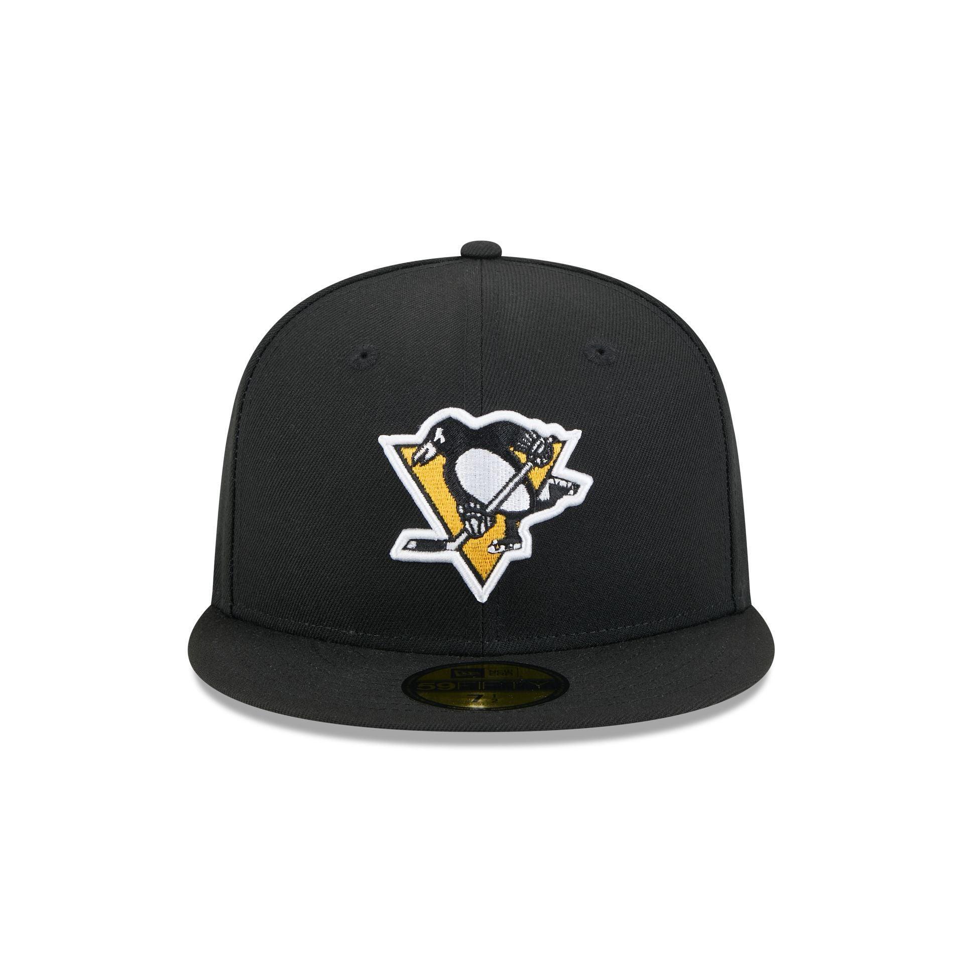 Pittsburgh Penguins Rear Wordmark 59FIFTY Fitted Hat Male Product Image