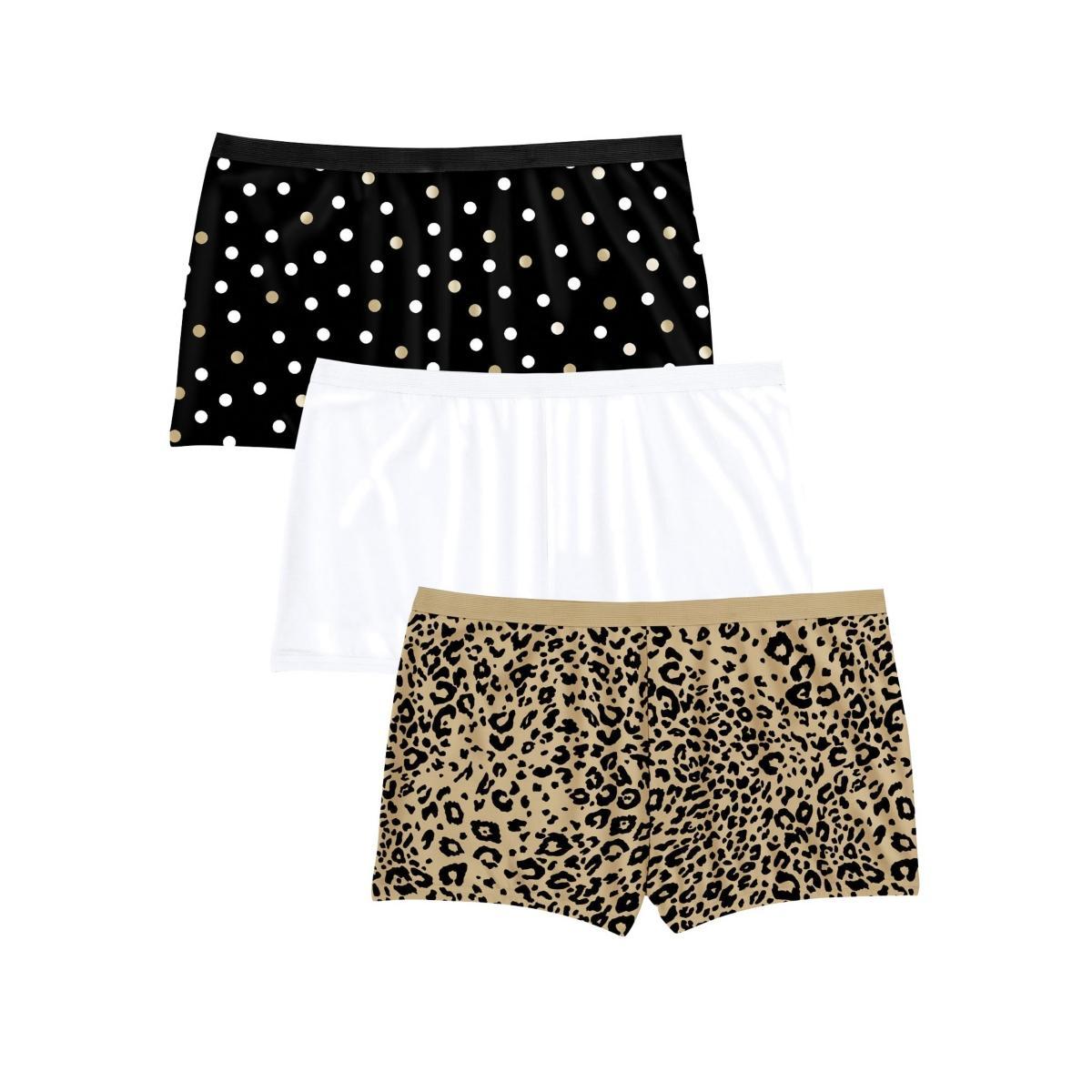 Comfort Choice Womens Boy Short 3-Pack Product Image