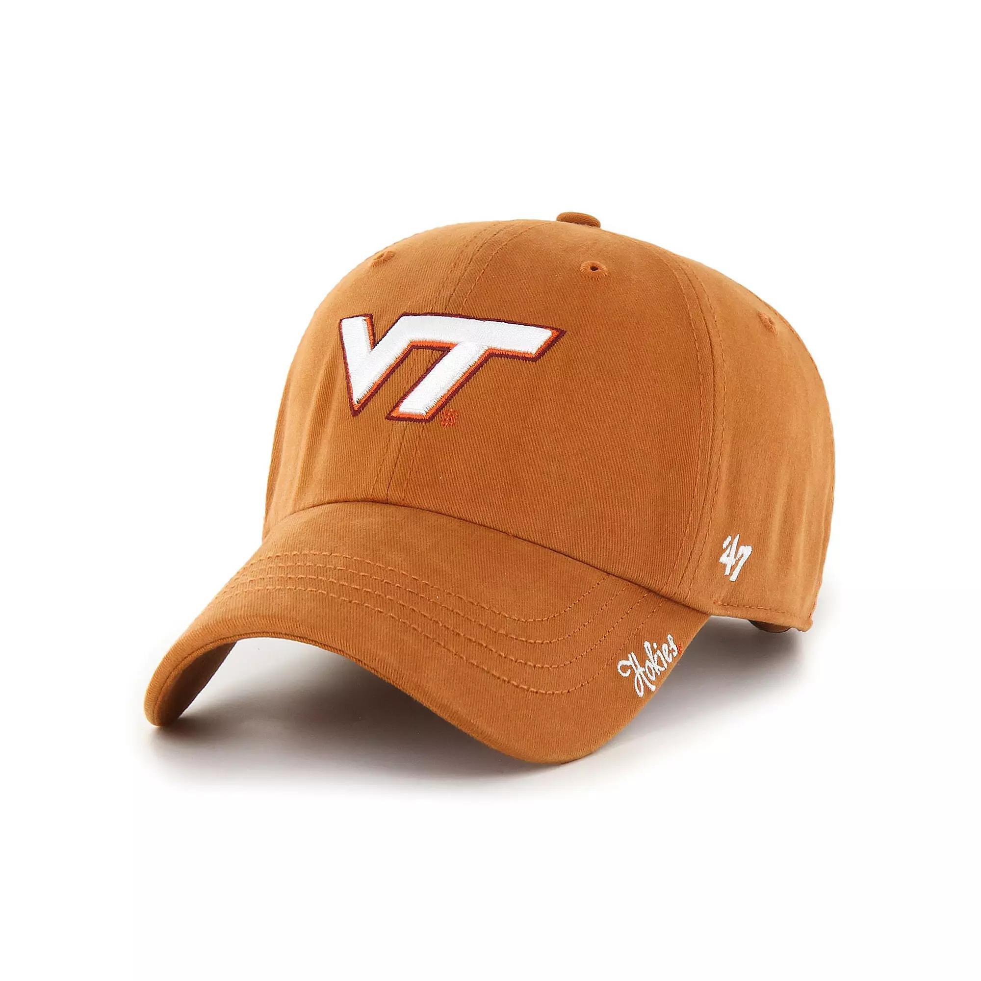 Womens 47 Burnt Orange Virginia Tech Hokies Miata Clean Up Adjustable Hat Product Image