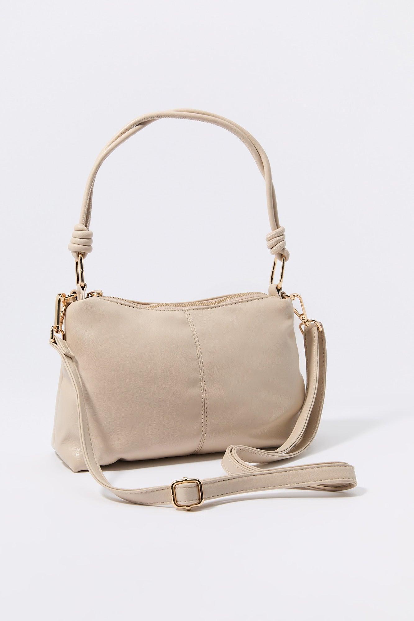Knotted Handle Crossbody Purse Female Product Image