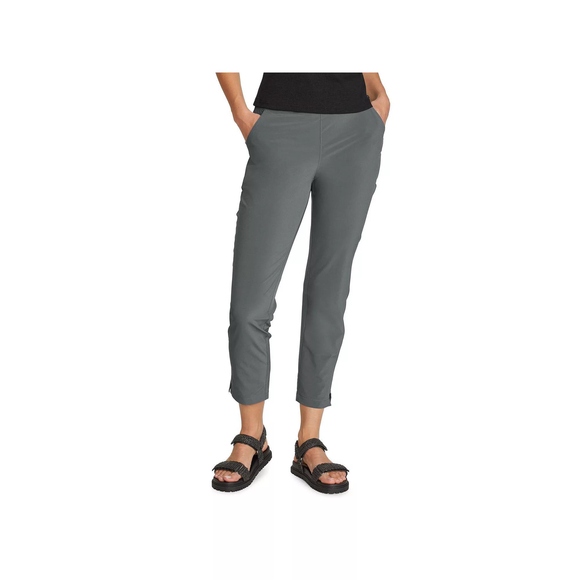 Women's Eddie Bauer Tall Departure Ankle Pants, Size: Medium, Grey Product Image