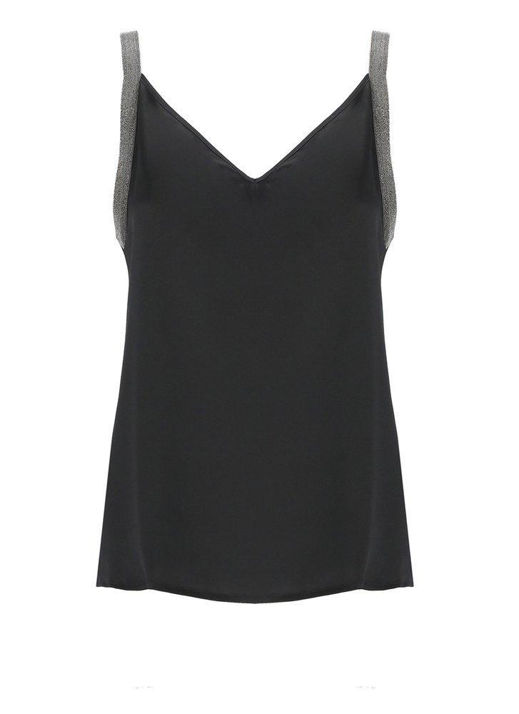 FABIANA FILIPPI Metallic In Black Product Image