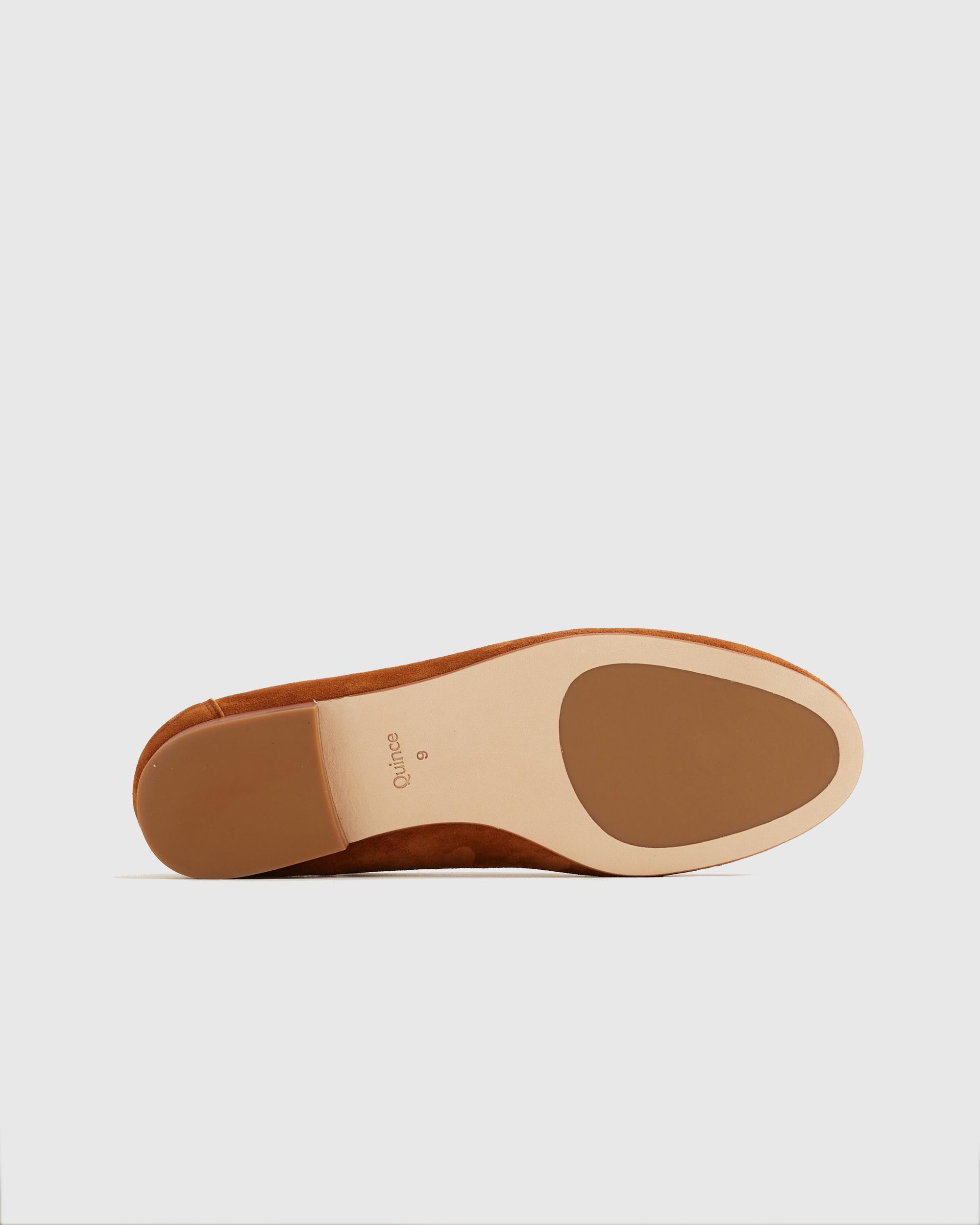 Quince | Women's Italian Suede Penny Loafer Suede Leather Product Image