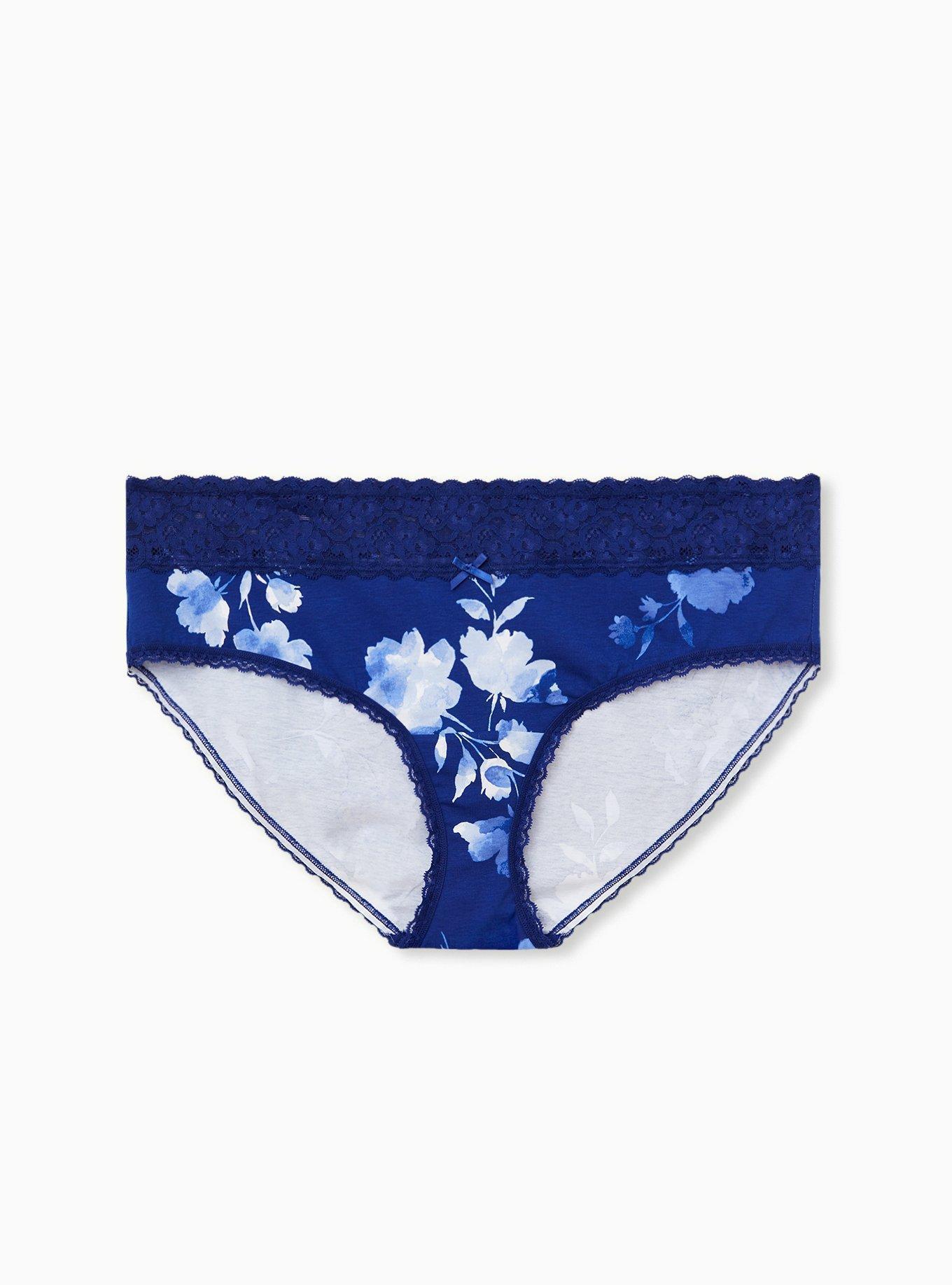 Mid-Rise Hipster Lace Trim Panty Product Image