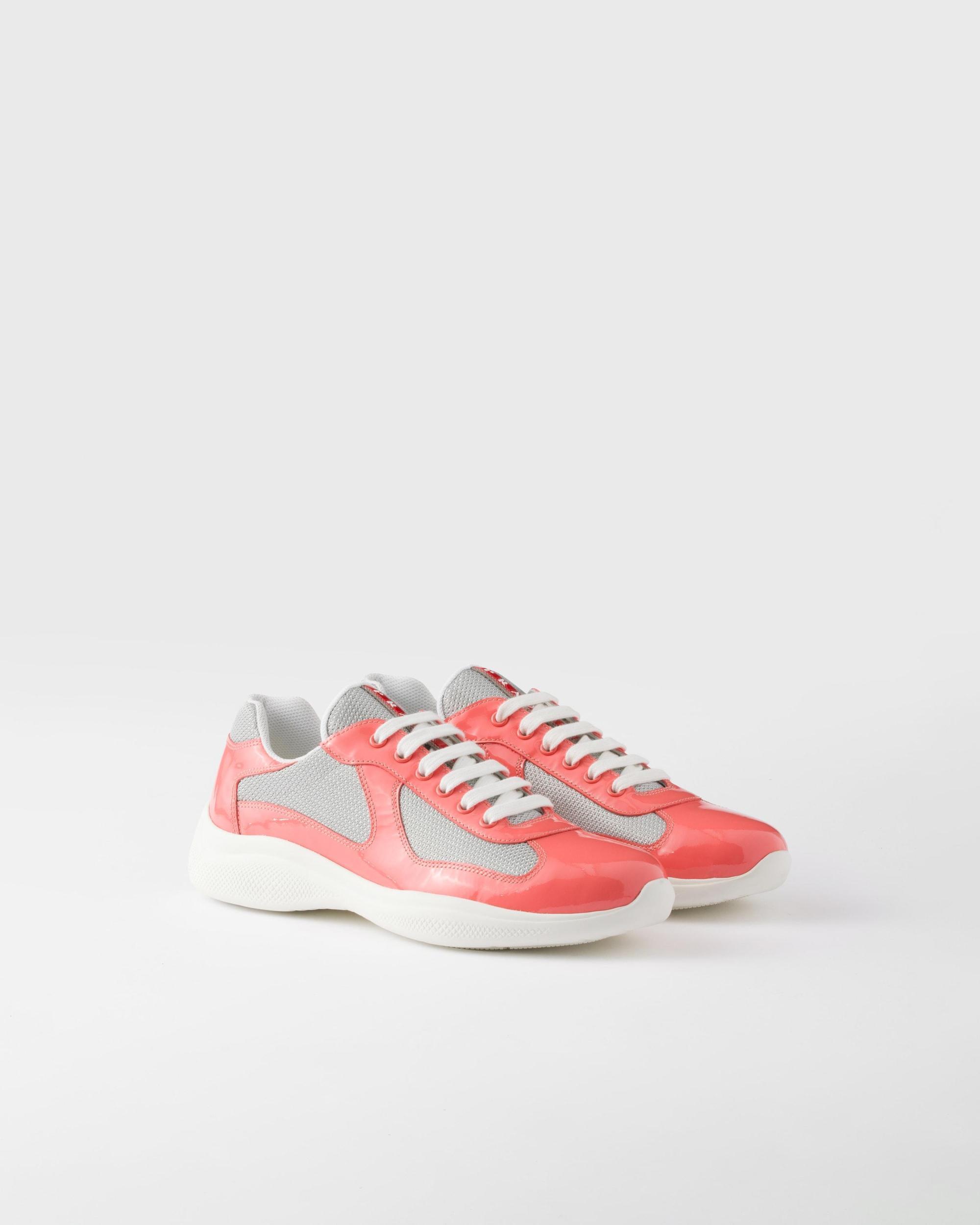 Patent leather and technical fabric Prada America's Cup sneakers Product Image