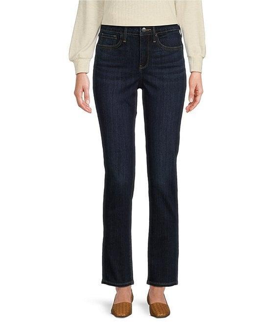 NYDJ Petite Size Sheri Slim Mid Rise Stretch Denim Jeans Product Image
