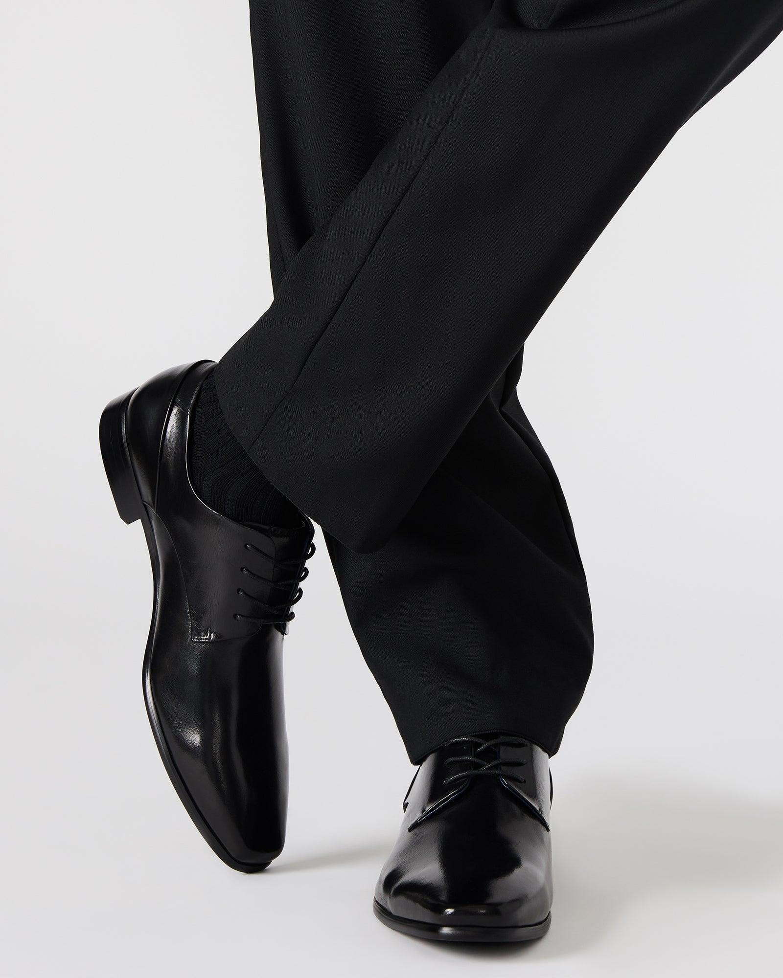 GEMARI BLACK LEATHER Male Product Image