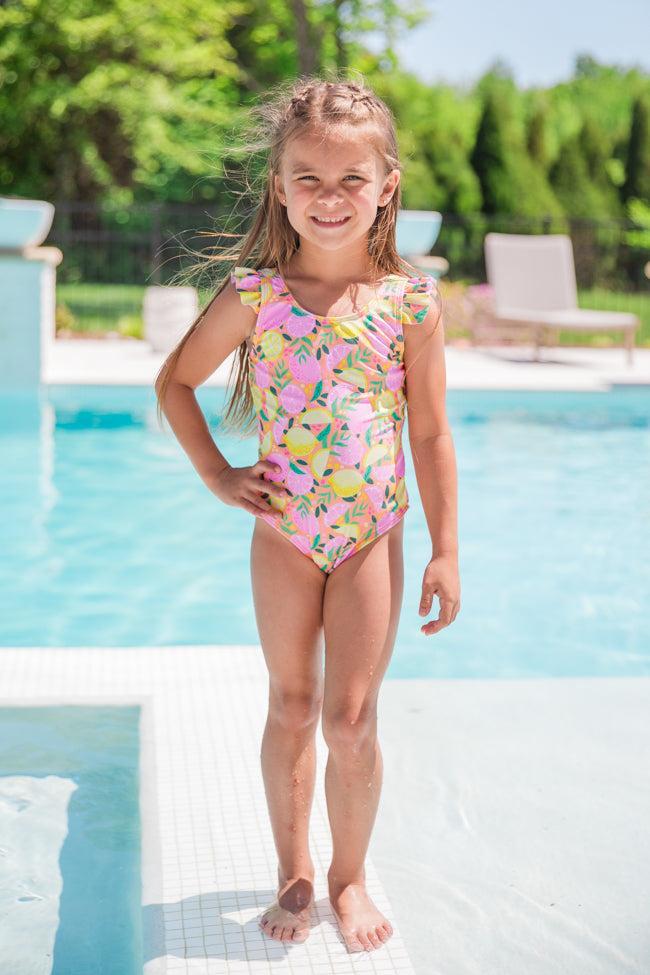 Kid's Beach Bum In Squeeze The Day Swimsuit FINAL SALE Product Image