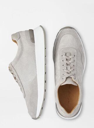 Peter Millar Mens Wayfare Runner | Color: Pearl Grey | Size: 11.5 Product Image