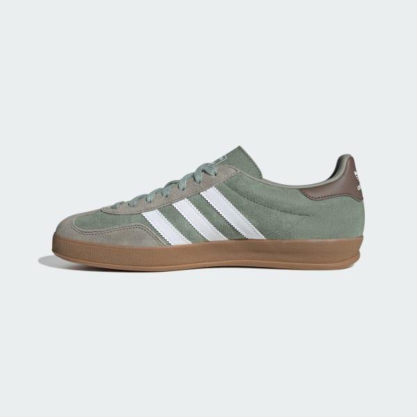 adidas Gazelle Indoor Shoes Silver Pebble M 11 / W 12 Unisex Product Image