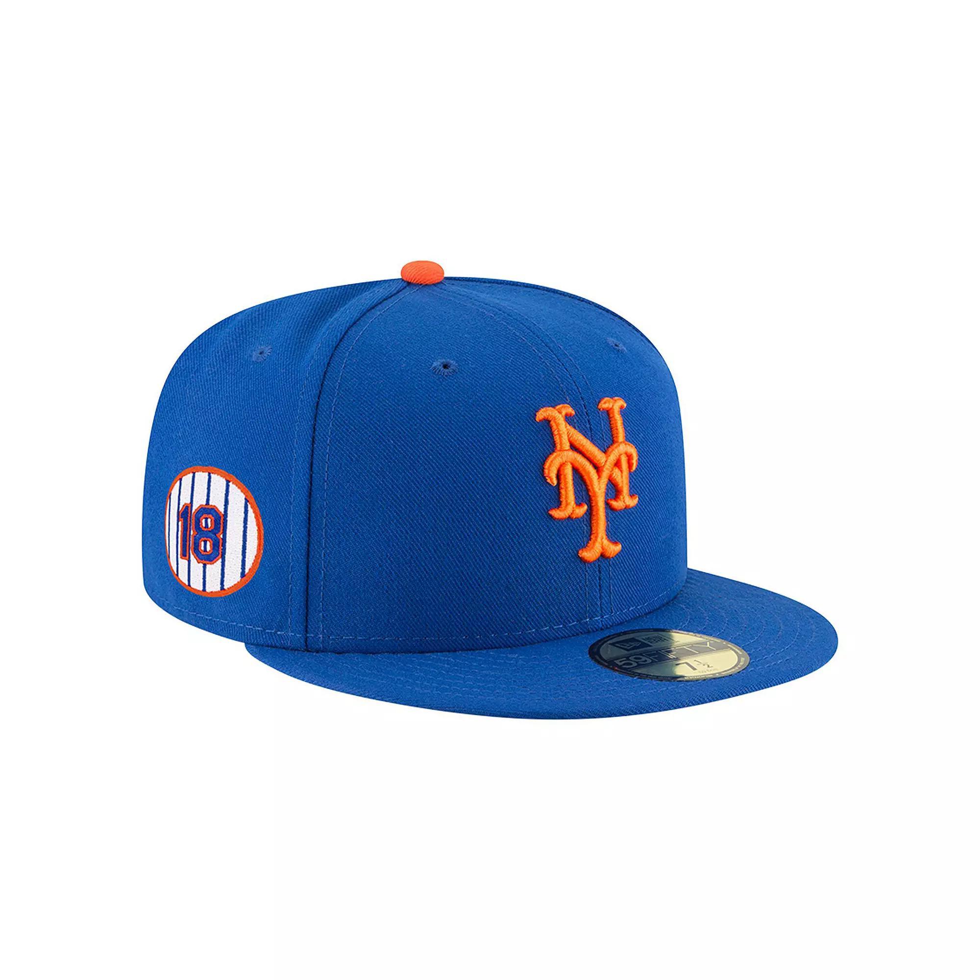 Mens New Era Dwight Gooden Royal New York Mets Jersey Retirement 59FIFTY Fitted Hat Product Image