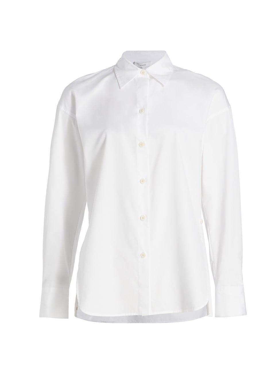 Vince Convertible Button Down Optic White XS Product Image