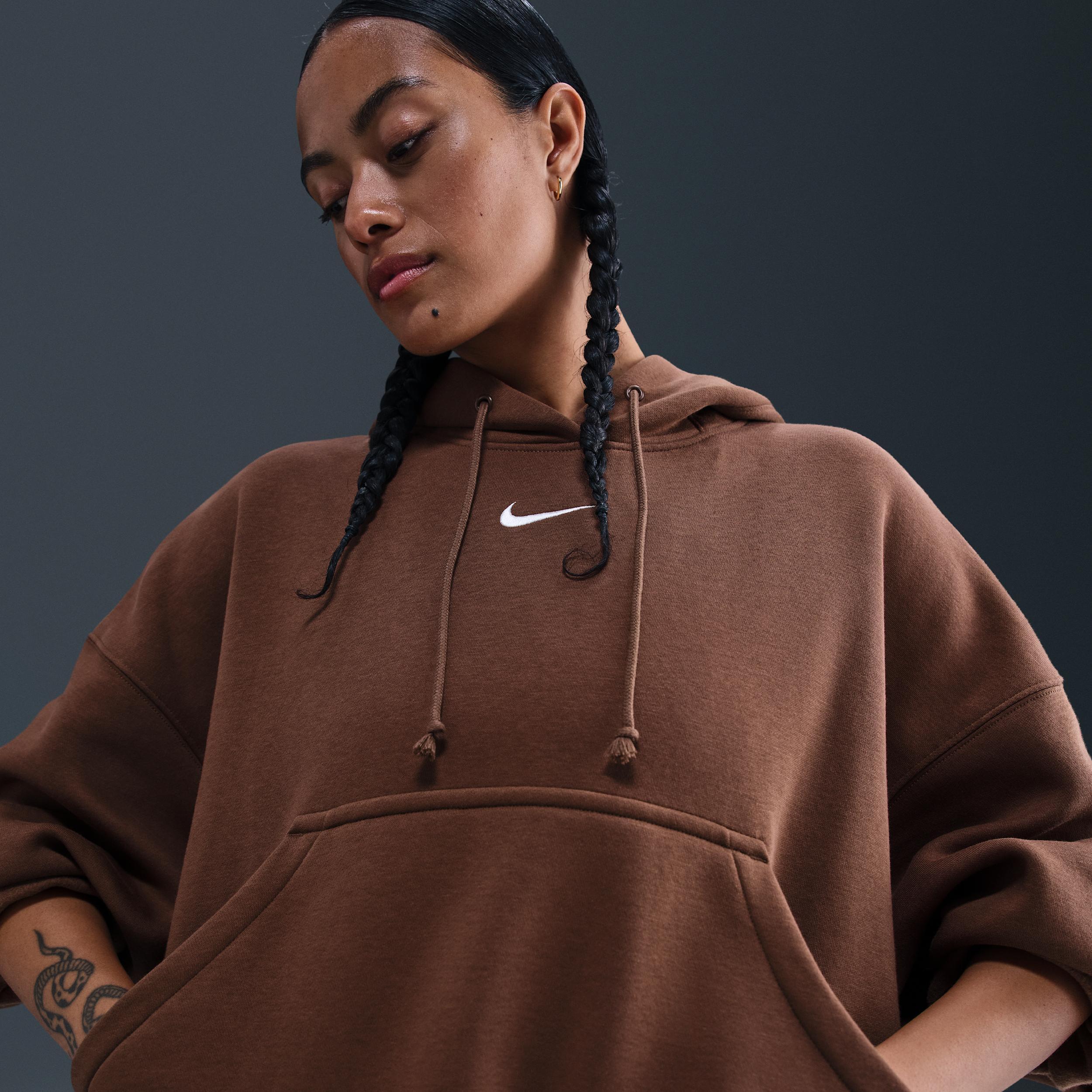 Women's Nike Sportswear Phoenix Fleece Over-Oversized Pullover Hoodie Product Image