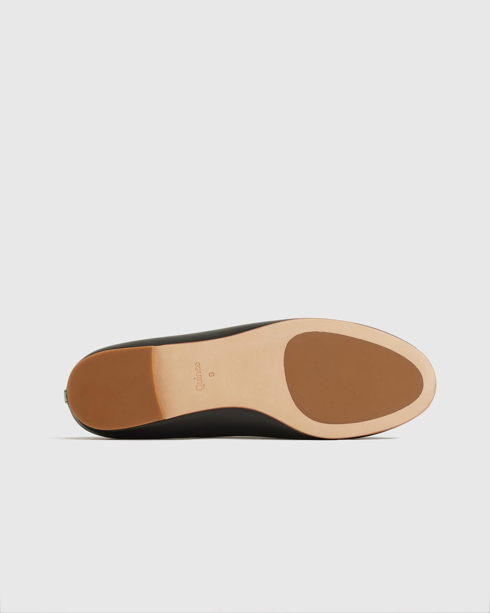 Quince | Women's Italian Leather Bow Ballet Flat Product Image